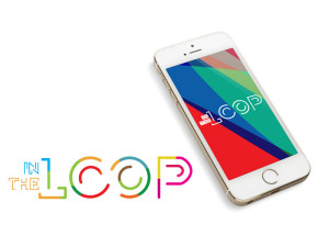 In the Loop logo and iphone by Future Creative